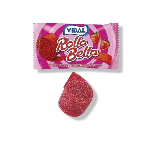 Vidal Rolla Belta Strawberry Rolls 19g