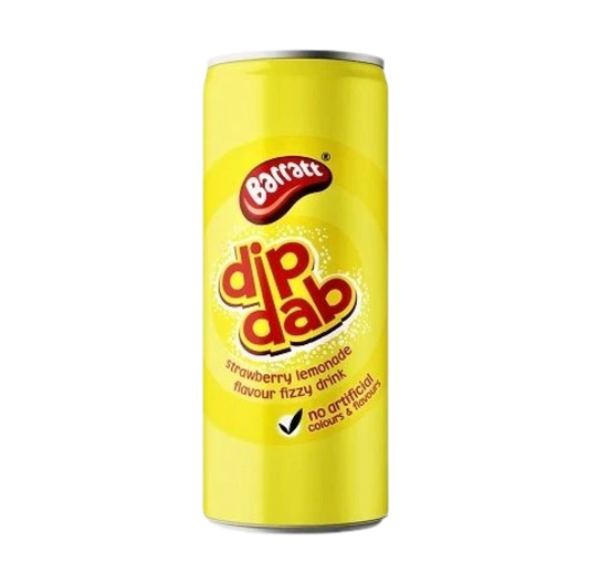 Barratt Dip Dab Strawberry Lemonade Fizzy Drink Can 250ml