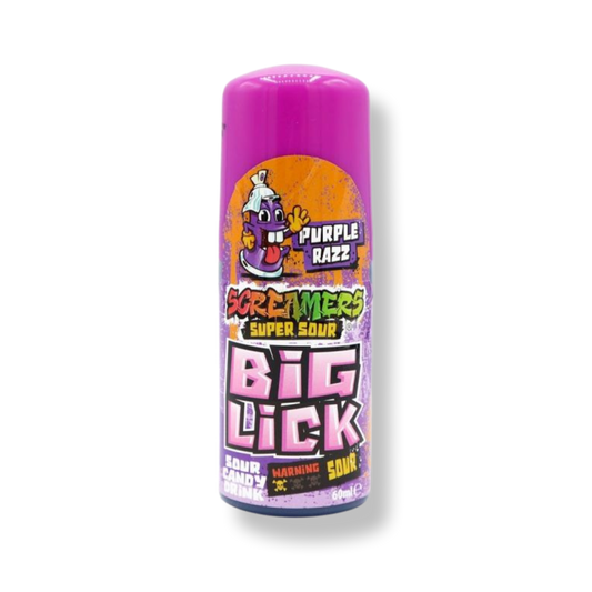 Zed Candy Screamers Purple Razz Big Lick 60ml