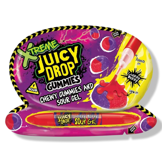 Xtreme Juicy Drop Gummies With Sour Gel Pen