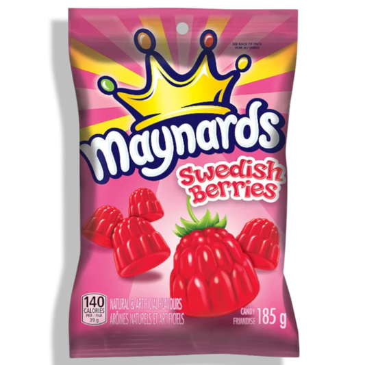 Maynards Swedish Berries Large Bag- 185g [Canadian]