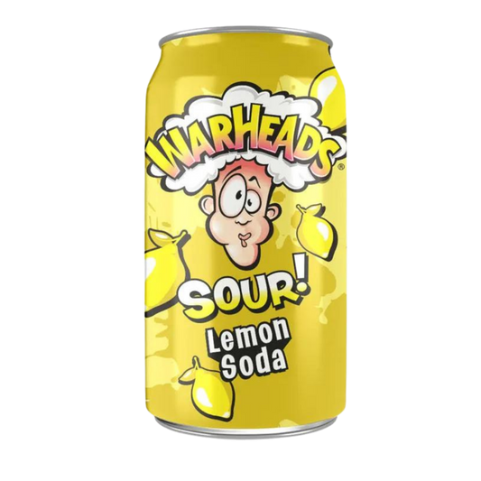 Warheads SOUR! Lemon Soda - 12oz (355ml)