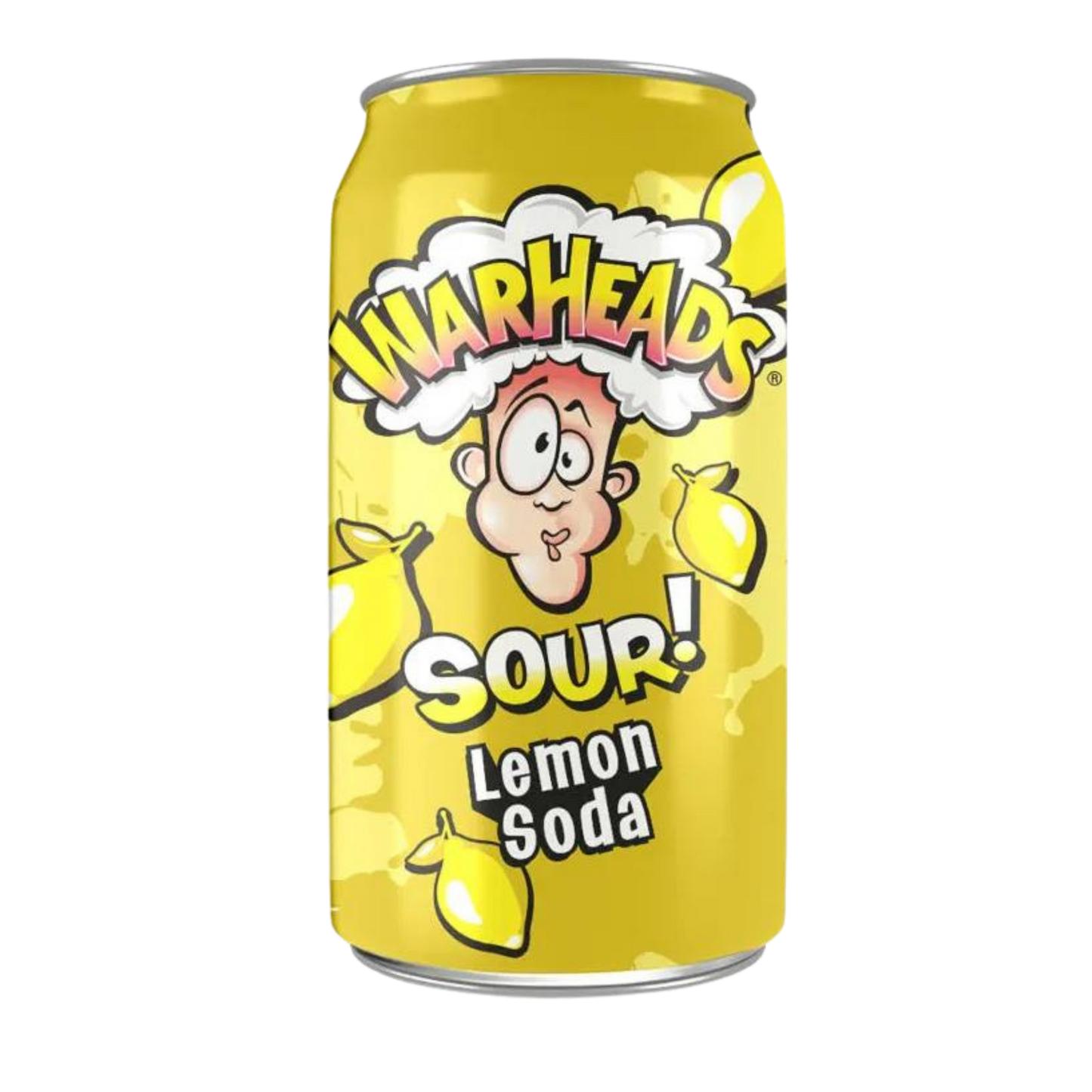 Warheads SOUR! Lemon Soda - 12oz (355ml)
