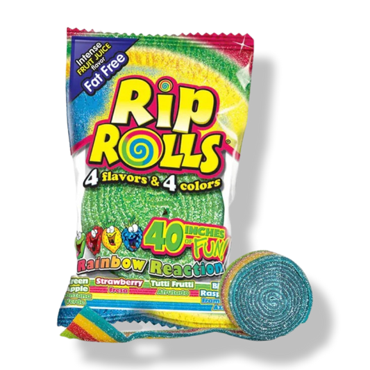 Rip Rolls Rainbow Reaction Candy - 1.4 oz.