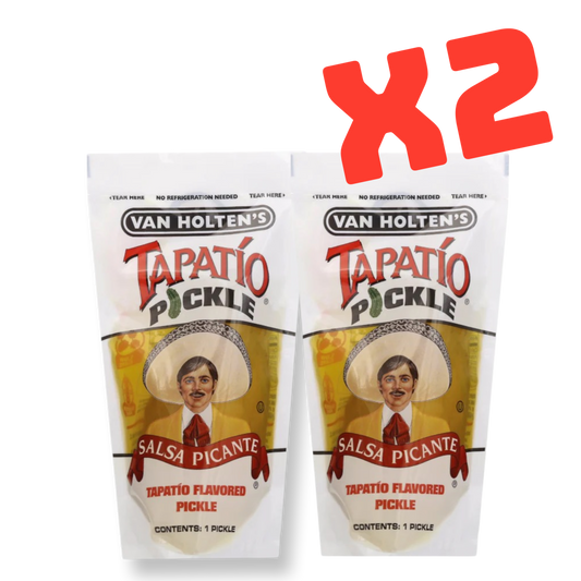 X2 BOGOF Van Holten's - Jumbo Tapatío Pickle-In-a-Pouch