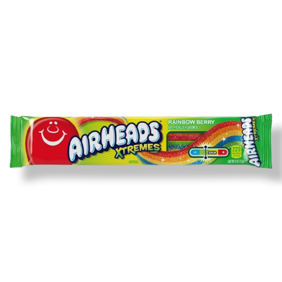 Airheads Xtremes Rainbow Berry Sour Belts (57g)
